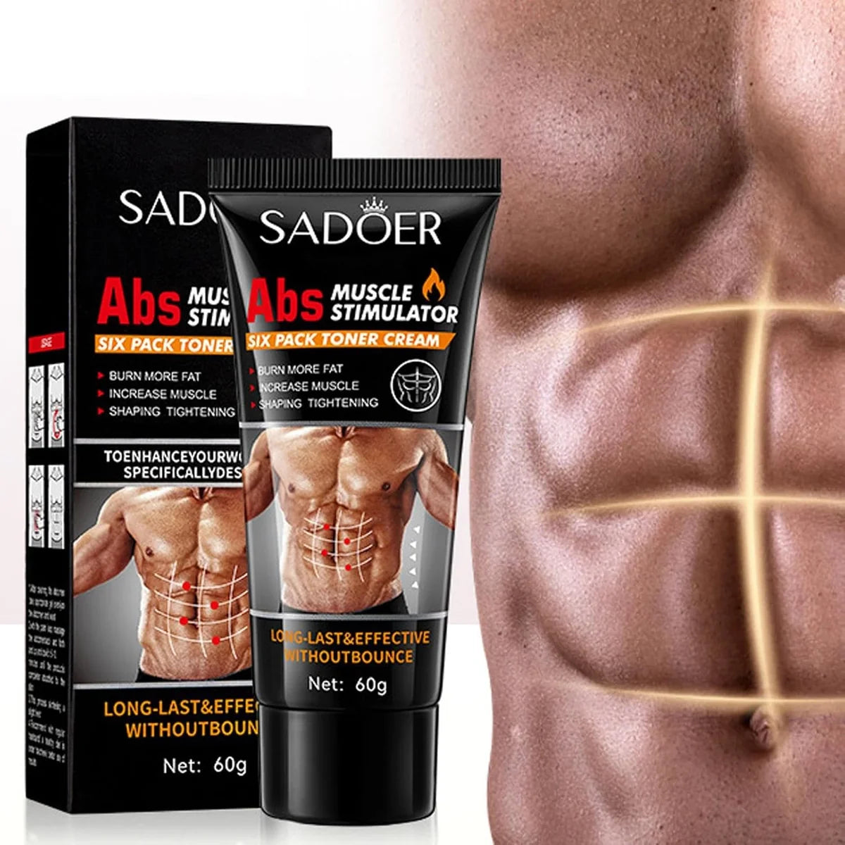 🔥 Flat 30% OFF + FREE SHIPPING | SADOER Abs Toning Cream